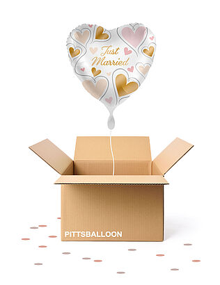 Just married Golden Hearts